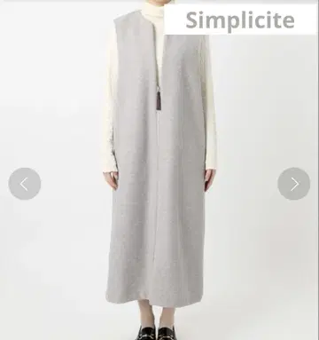 Simplicite 이너 터틀 세트 오버롤 스커트