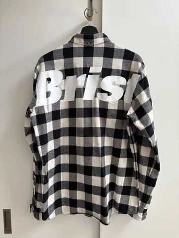 F.C.R.B. BIG LOGO CHECK SHIRT