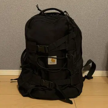 Carhartt 블랙 백팩 중형