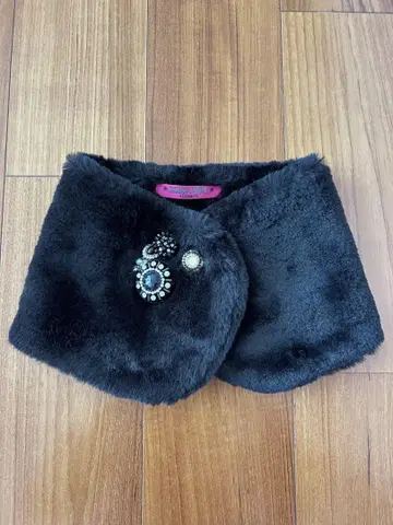 돌리걸 바이 안나수이 퍼 티펫 블랙 비쥬 장식