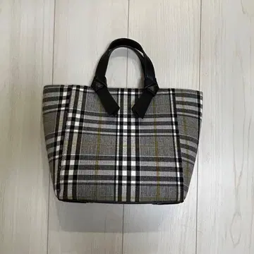 [ 새상품급 ] 유나이티드 애로우즈 체크 무늬 토트백