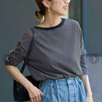 프레임워크 MINI 보더 풀오버 롱 T