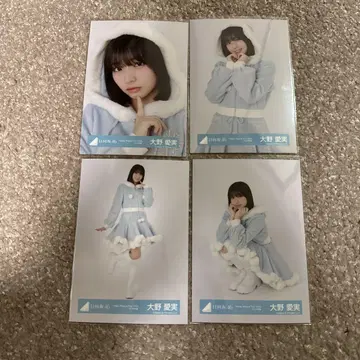 히나타자카46 브로마이드 오노 마나미 해피매직 2024 산타 의상 컴프