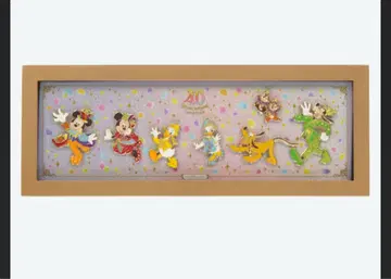 도쿄 디즈니랜드 40주년 핀 배지 세트