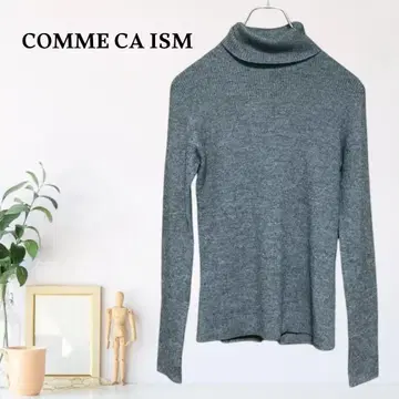 zC6 [ F ] COMME CA ISM 니트 슬림핏 마이크로 리브