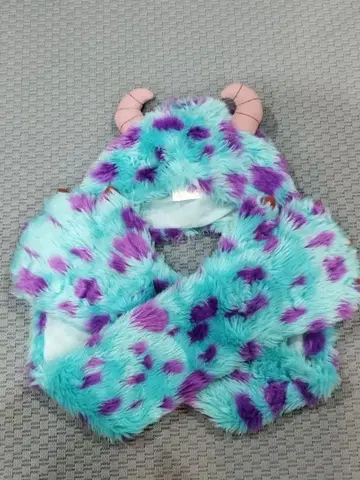 샐리 팬캡 후드 부착 머플러 장갑