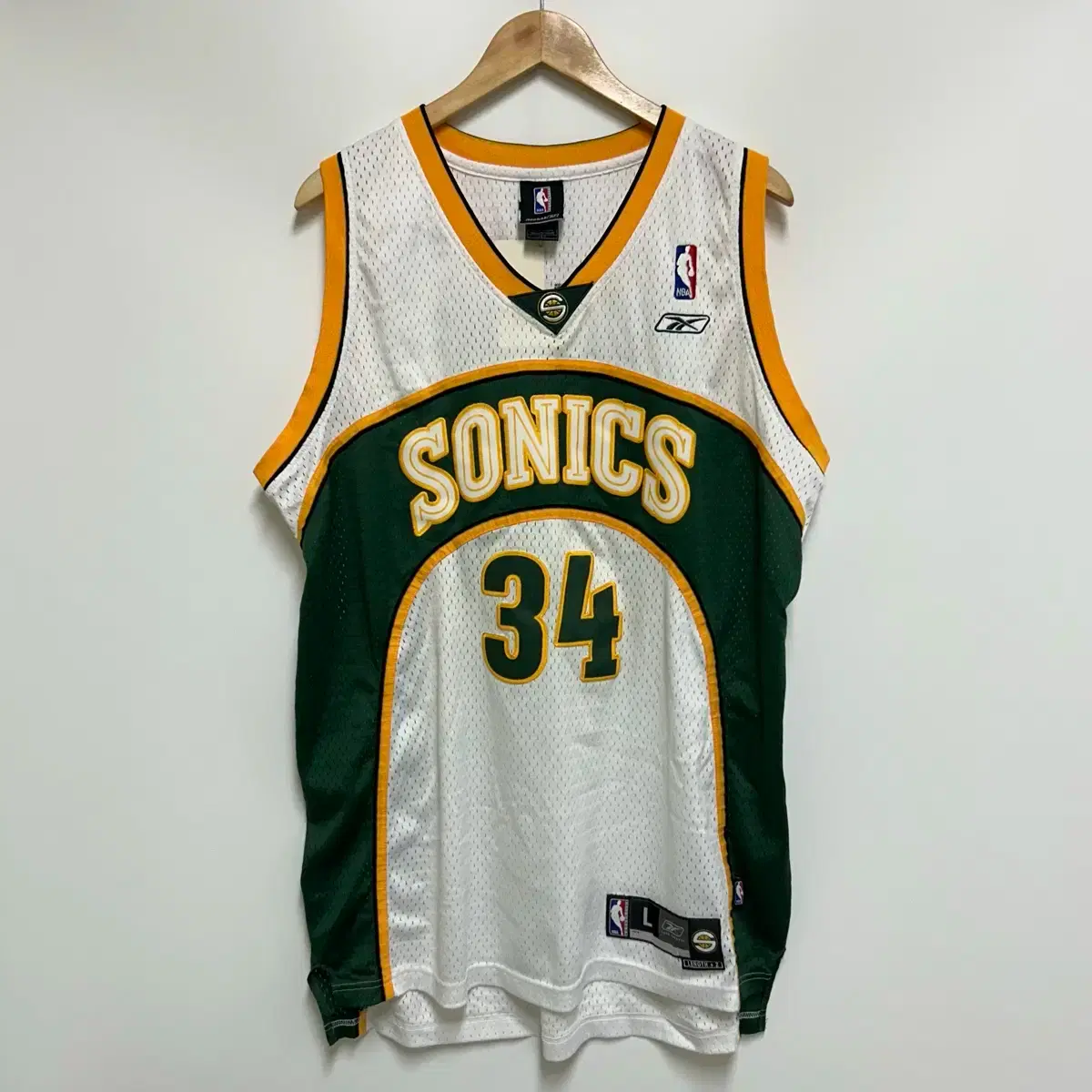 Men's_105] Reebok NBA Seattle Supersonics Ray Allen Swingman