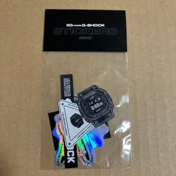 XG G-SHOCK 구매 혜택 스티커