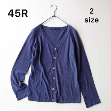 5377 [새상품급] 45R 기마 니트 V넥 가디건 M