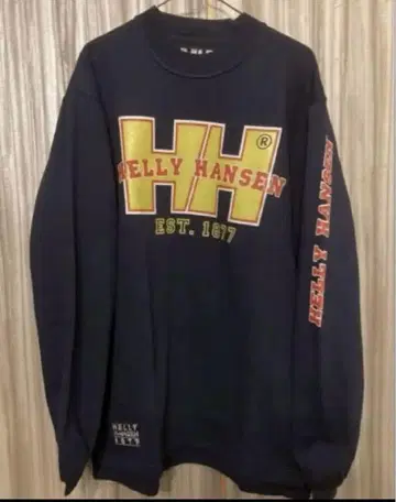 HELLY HANSEN 레어 90s 빅 로고 미사용품