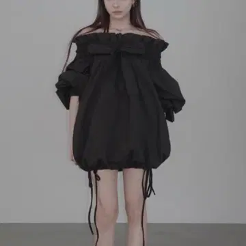 Fiction Tokyo 벌룬 튜닉 원피스