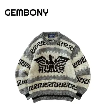 [ 새상품급 ] GEMBONY 90s~ 코위찬 니트 울 스웨터 썬더버드
