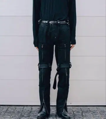 SUBLATIONS BONDAGE COATING DENIM PANTS