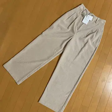 새상품 플라스테 코듀로이 릴랙스 팬츠 베이지 M PLST