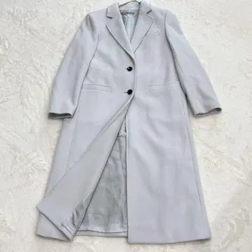 theory luxe 울 체스터 코트 38 테일러드 아우터