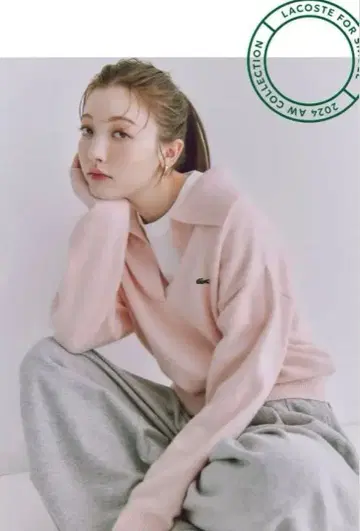 SNIDEL LACOSTE/스키퍼 니트 풀오버