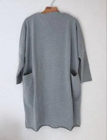 evam eva 울 튜닉 그레이