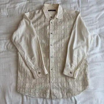 90s ISSEY MIYAKE 플리츠 디자인 드레스 셔츠