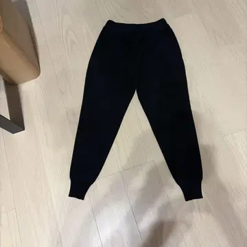 Drawer 블랙 조거 팬츠 사이즈 1