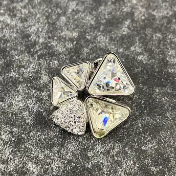 인기 SWAROVSKI 스와로브스키 브로치 핑 플라워 크리스탈