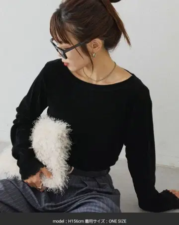 차오패닉 티피 리바이벌 시어 플로키 벨로아 룩 메로 탑
