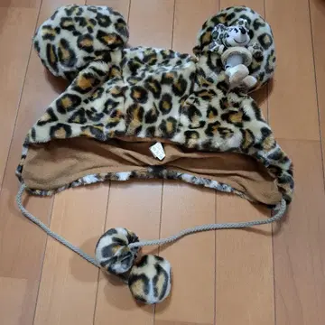 디즈니 리조트 캡 레오파드 무늬 미니