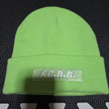 에프씨알비 FCRB 소프 SOHP 형광 그린 니트 모자 그린