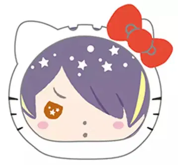 센고쿠 시노부 오만주 니기니기 마스코트 앙스타 산리오 봉제 인형