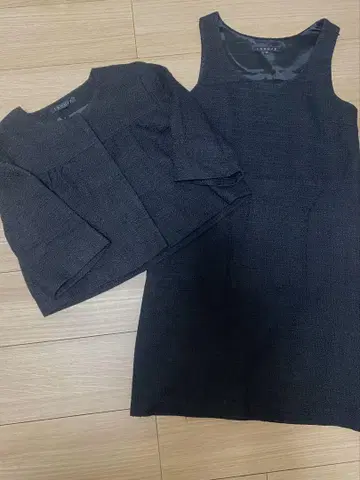 띠어리 네이비 셋업 자켓과 원피스
