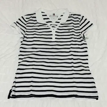 TOMMY HILFIGER 스트라이프 피케 셔츠 M