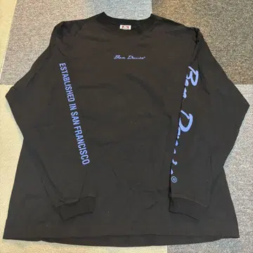 Ben Davis 블랙 긴팔 T셔츠 X-LARGE