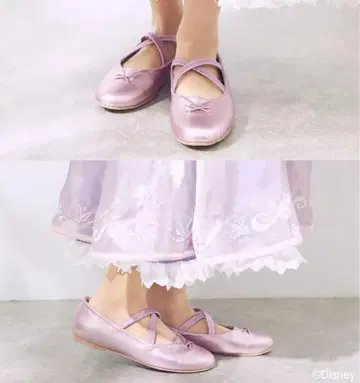 [ M 사이즈 ] 시마무라 디즈니 라푼젤  발레 슈즈