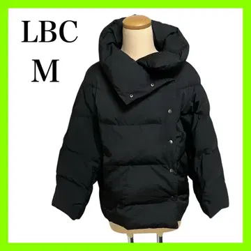 LBC 자켓 숏 기장 블랙 M 사이즈 볼륨 카라