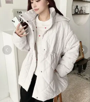 소매 탈부착 퀼팅 푸드코트