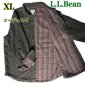 L.L.Bean 코듀로이 셔츠 다크 브라운 XL