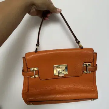 MICHAEL KORS 오렌지 토트백