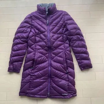 L.L.Bean 퍼플 다운 코트 자켓 850 J5
