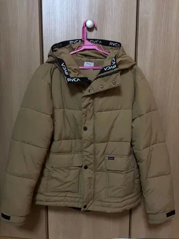 RVCA 베이지 다운 자켓 XS