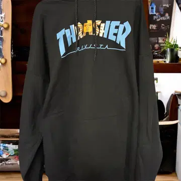 THRASHER 블랙 아르헨티나 패턴 XL