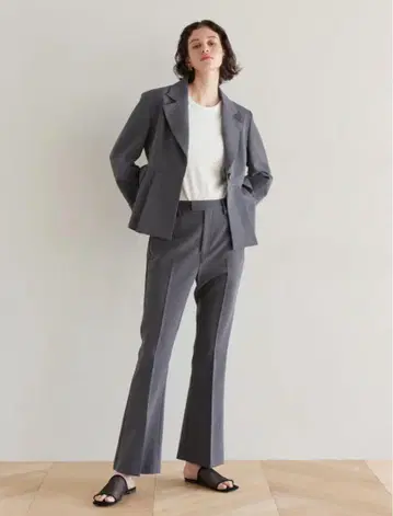 SeaRoomLynn 센터 수플레 블레어 슬랙스 팬츠 S 블랙