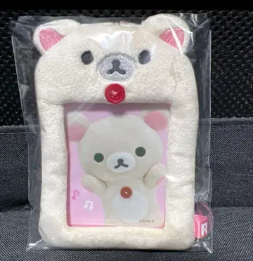 봉제 인형 사진 키링 (코리락쿠마)