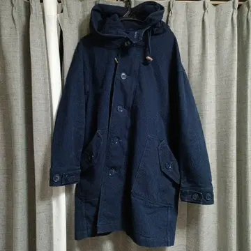 MOMOTARO JEANS 네이비 모즈 코트 M