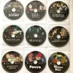 미사용 새상품 북미판 지브리 DVD 9점 세트