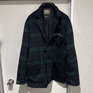 Johnson x WIND AND SEA 블랙워치 패턴 자켓 XL