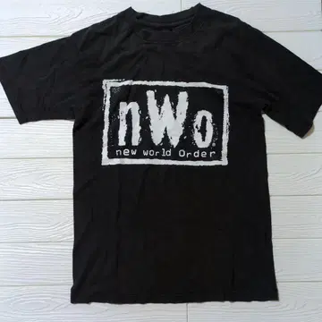 WILDMAN nwo 프린트 T셔츠 M 사이즈 블랙