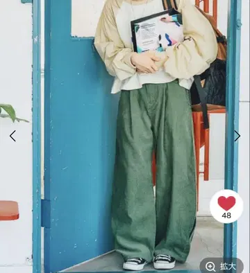 코듀로이 팬츠 택 포함 새상품 니코앤드 M