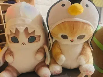 [ 새상품급 ] mofusand 봉제 인형 2종 세트