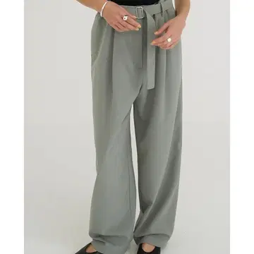 CLANE WAIST BELT DAD PANTS