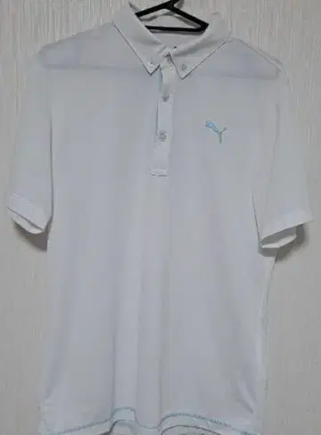 PUMA 화이트 피케 셔츠