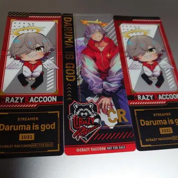 CRAZY RACCOON Daruma is god 1031